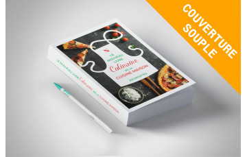 A5 Portrait, corps couleur, Dos carré collé